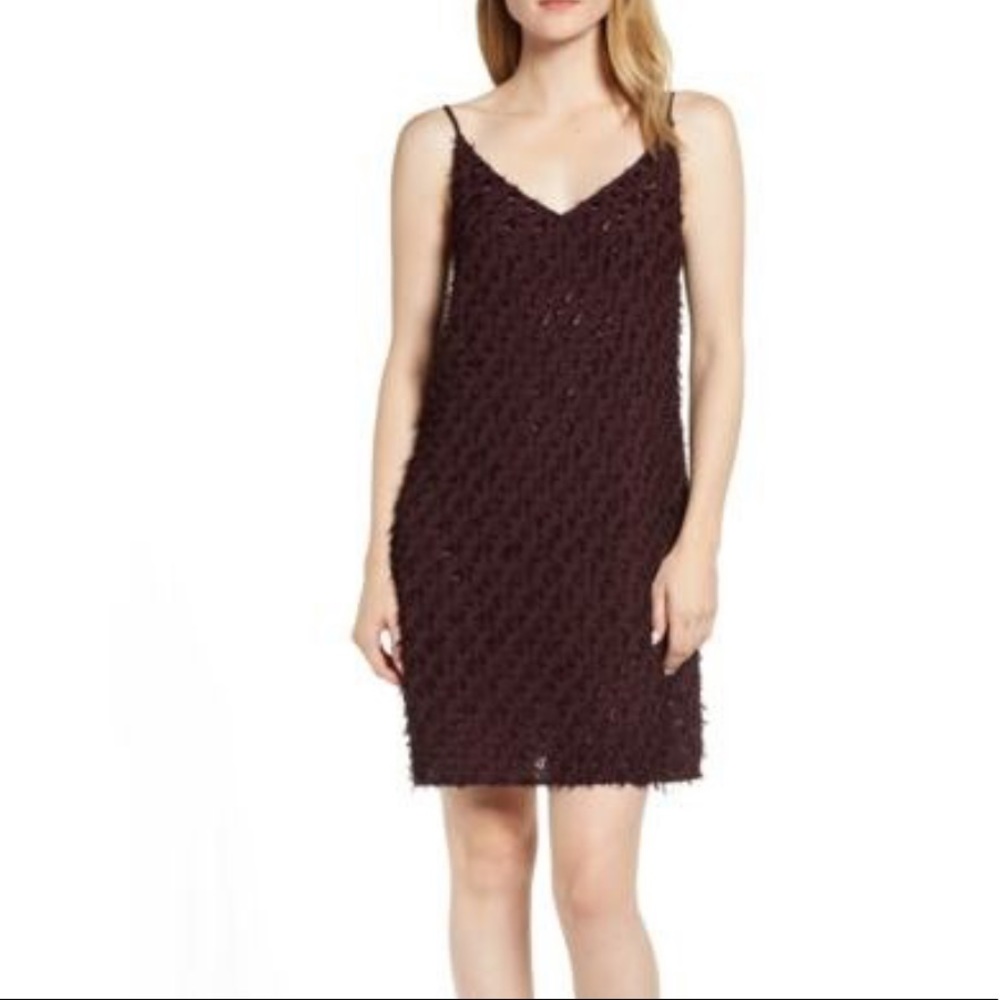 1. State | Fringe Jacquard Slipdress. NWT